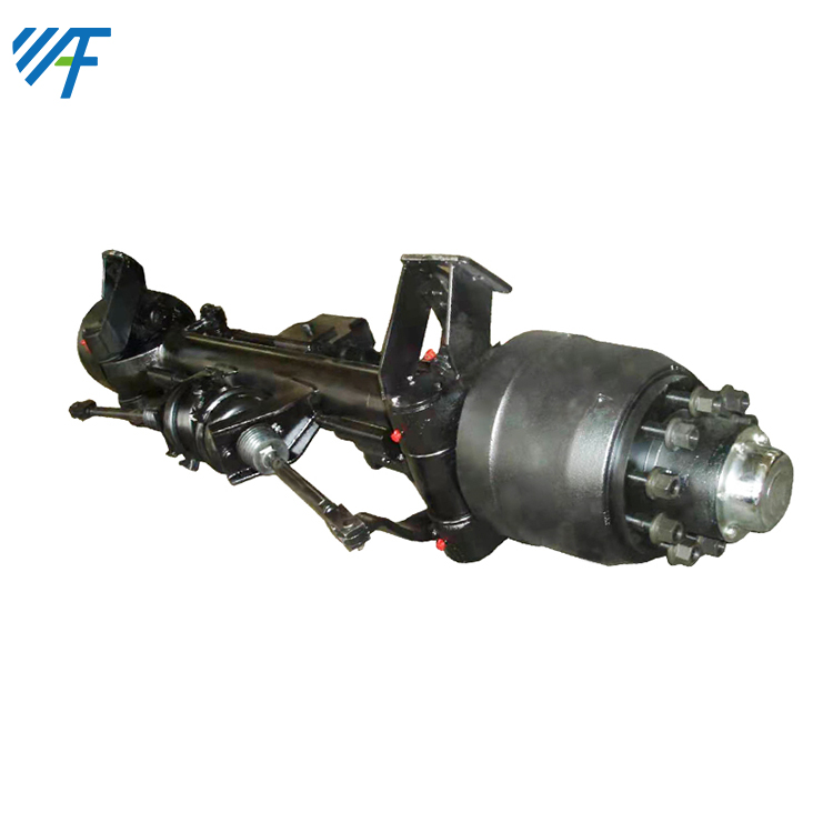 Trailer self-steering axle