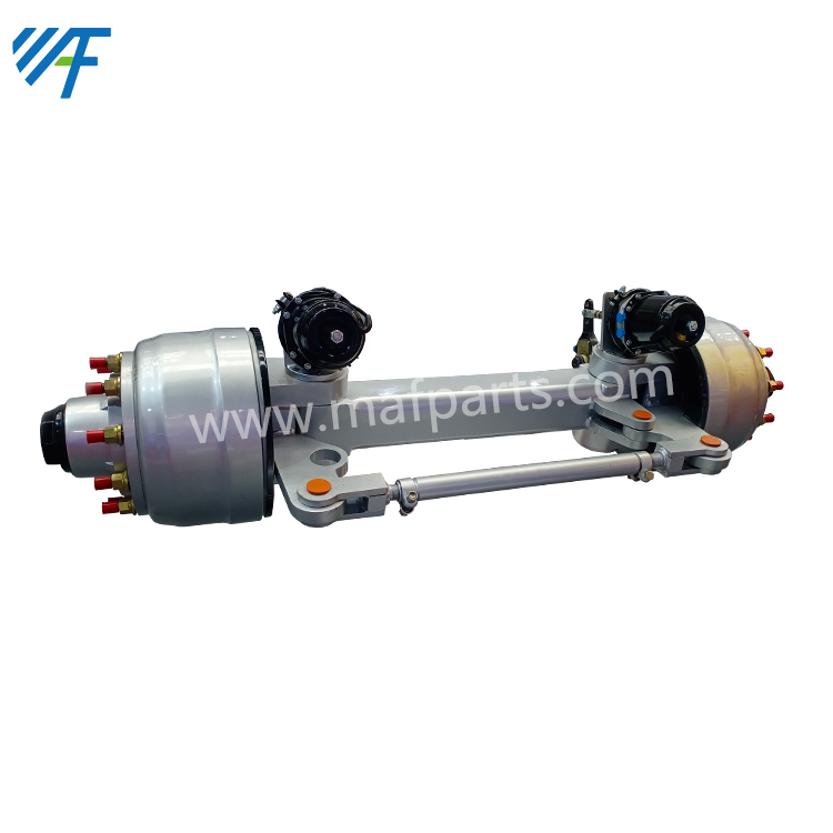 Hydraulic steering axle